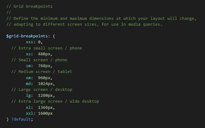 sass-breakpoints-variables